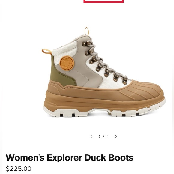 Hunter- Women's Explorer Duck Boots *NEVER WORN* - Picture 4 of 4